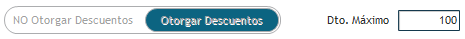 Permiso de otorgar descuentos