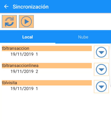 Sincronización de pedidos